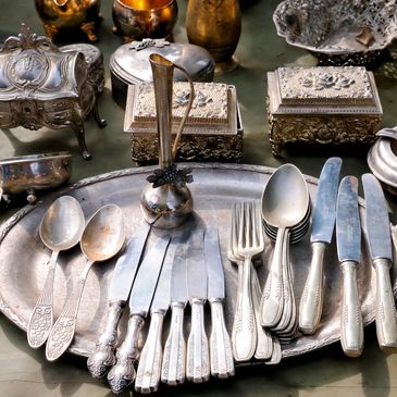 Vintage silverware Antique silverware Sterling Silver Flatware and Hollowware