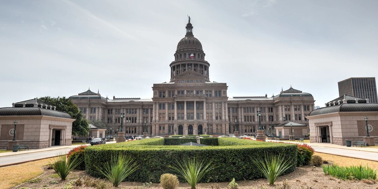 State of Texas Capitol building in Austin, Texas