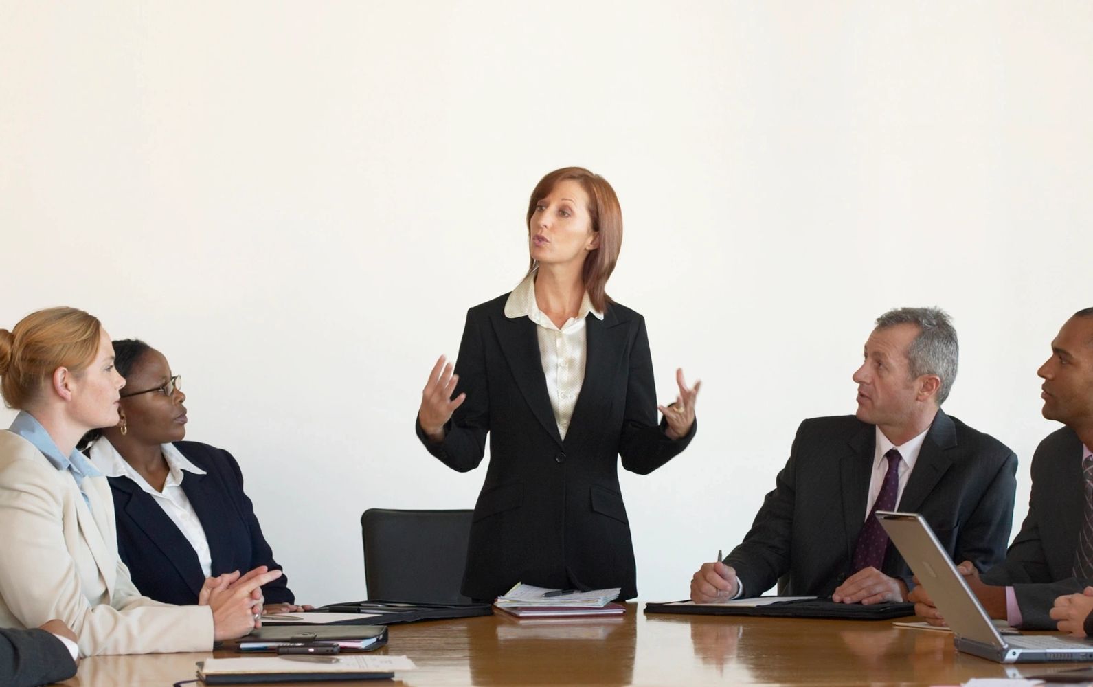 diverse business professionals