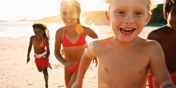 Kids on the beach