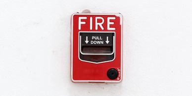Fire Alarm bell pull down emergency system 