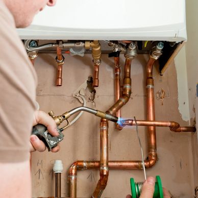 Tankless water heater installation and setup