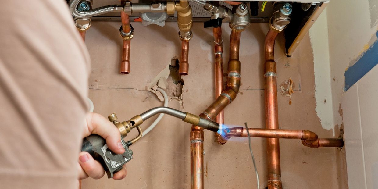 Expert boiler installations by qualified gas engineers - from copper pipe soldering.