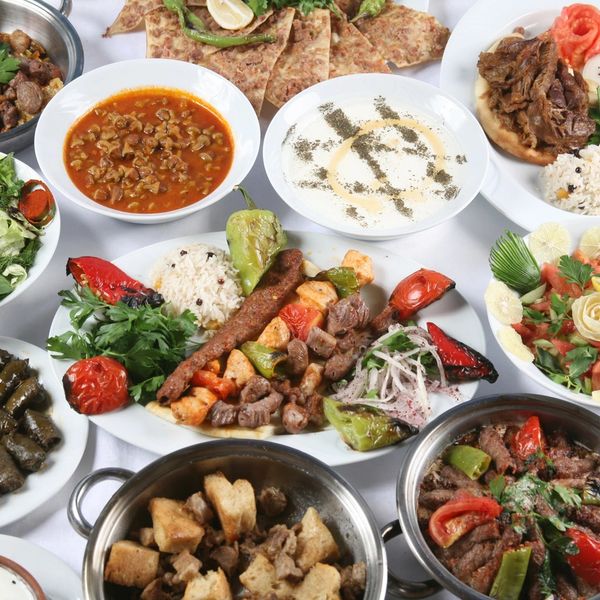 Rice dishes with different meats, soups, appetizers to show pairing ideas for Sister Suy's Hot Sauce.