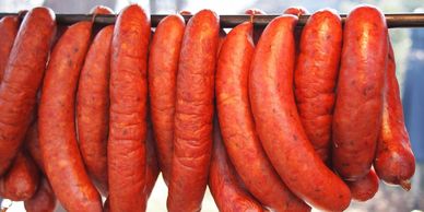 Smoked sausage links