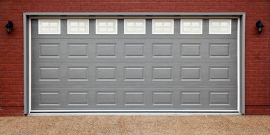 painted garage door