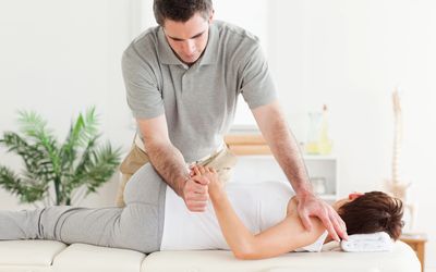 Manual therapy, stretching, bodywork,  and massage.