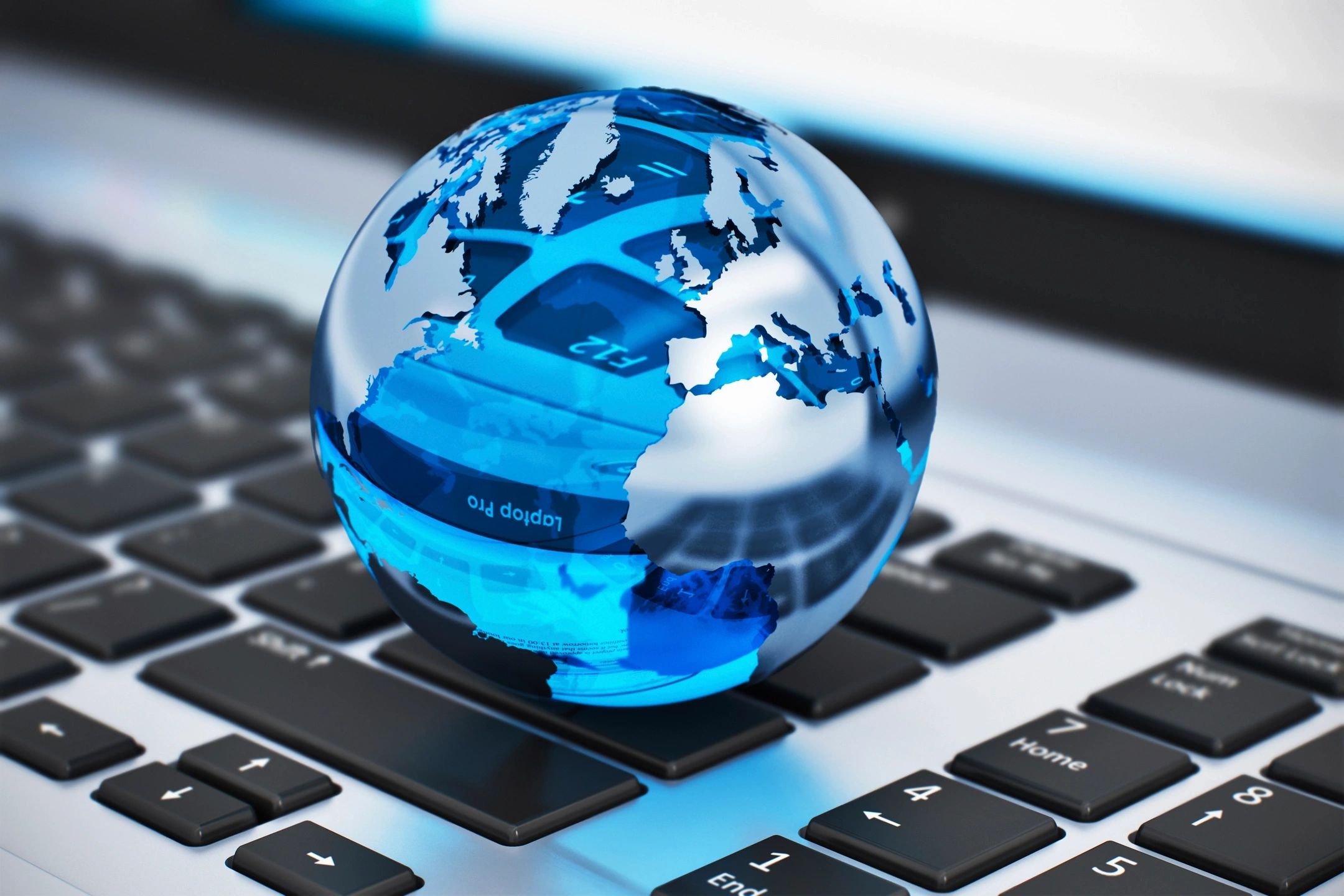 Abstract digital interface symbolizing AuxBridge’s advanced IT solutions and emerging technologies.