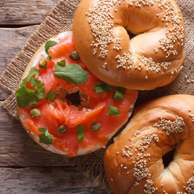 Lox and bagel