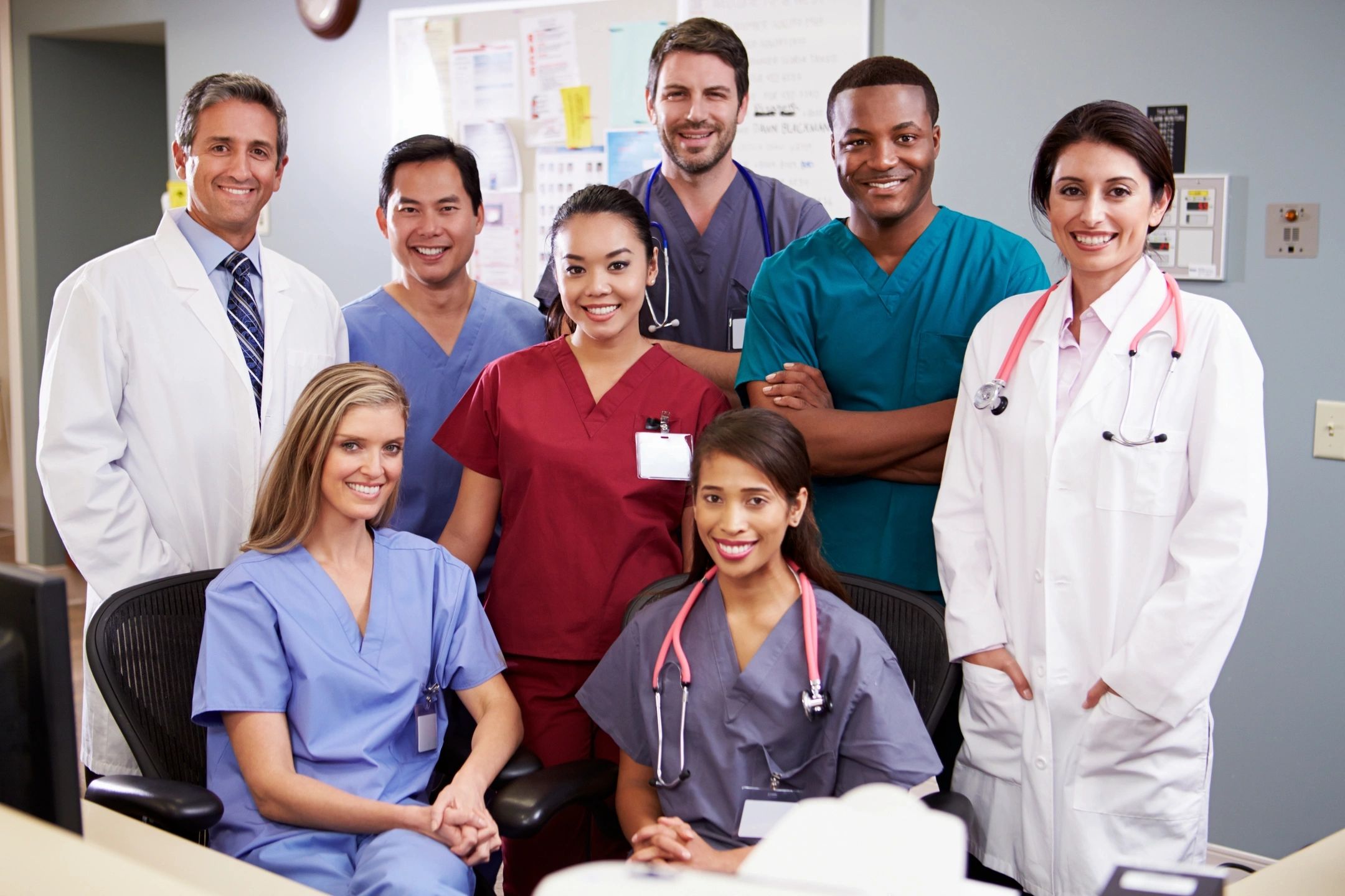 HEALTHCARE TEAM: nurses, doctors, medical assistant