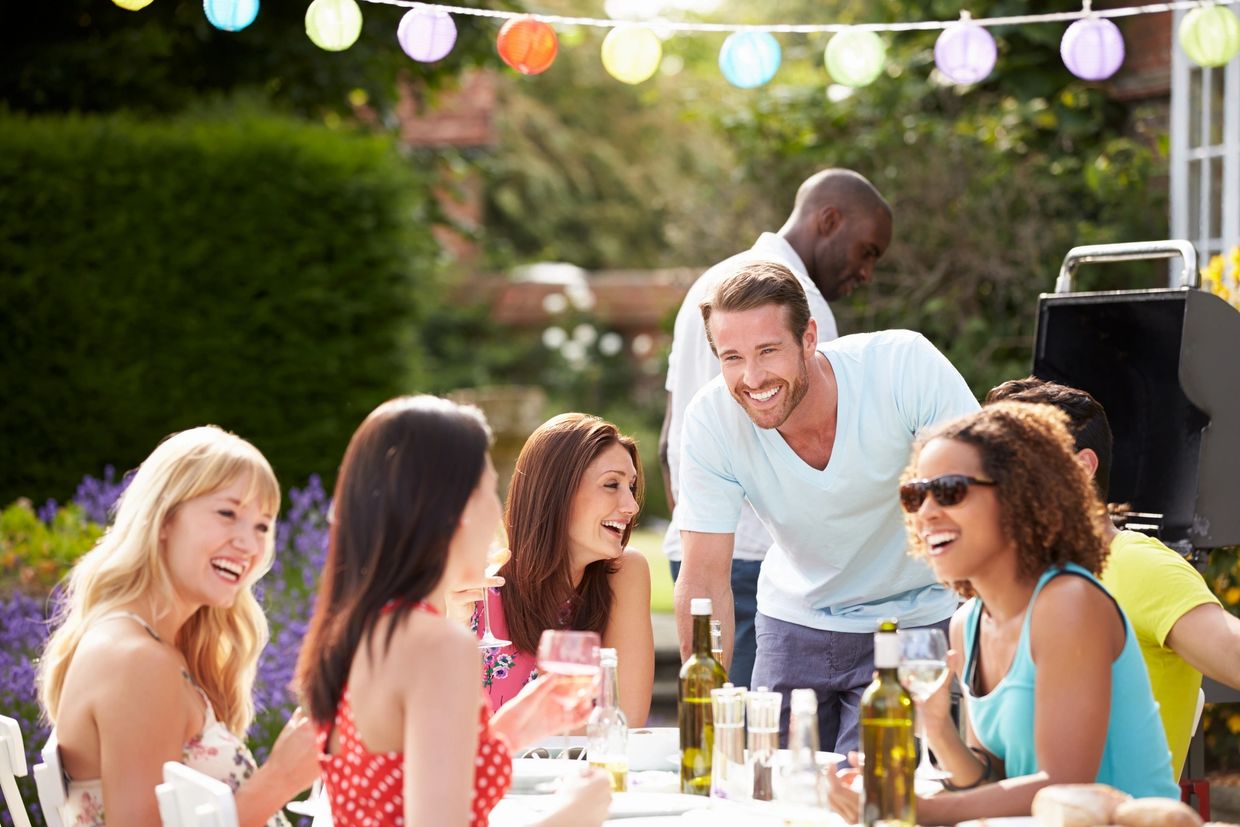 A group of people tasting wine at a VINGIN in-venue wine tasting 