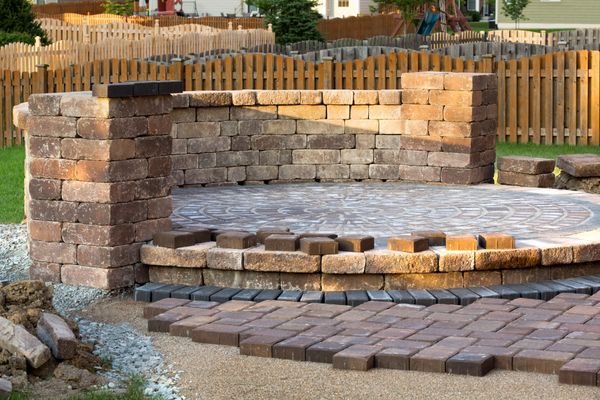 Stone patio