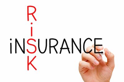 Word 'RISK' highlighted within 'INSURANCE'.