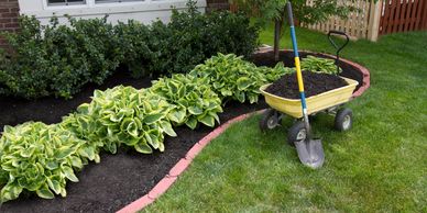 garden mulching 