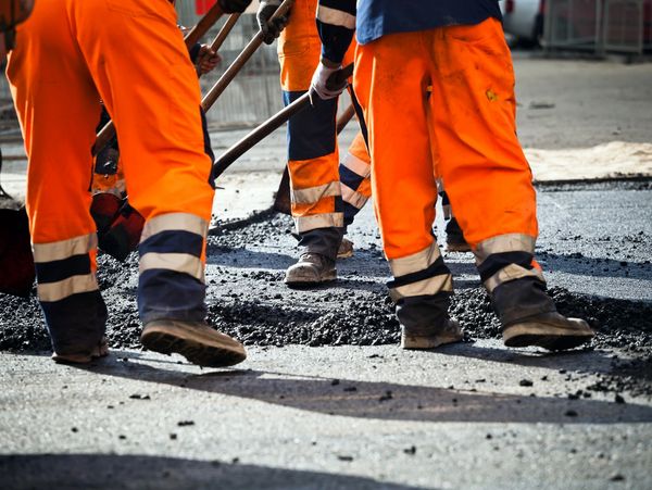 Road safety.
pothole repair.
new line marking works. 