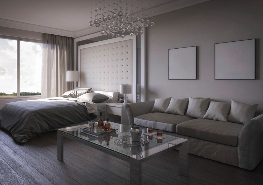 Comfortable bedroom featuring a Reliable Bedding mattress