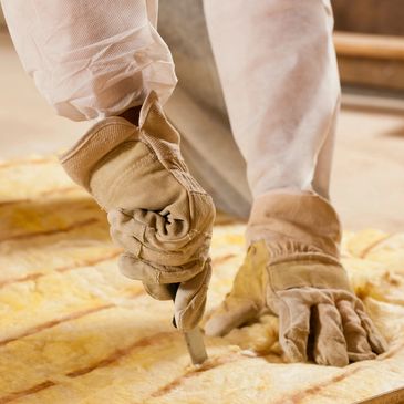 asbestos expert checking something