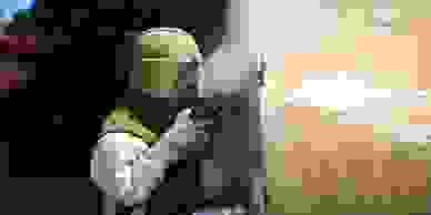 On-site sandblasting