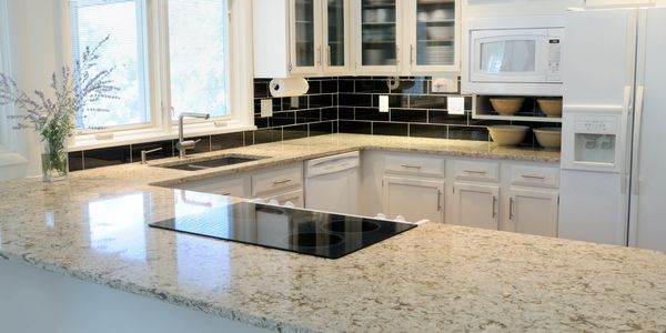 Granite kitchen countertop 