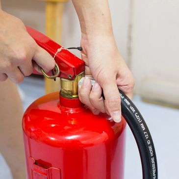 technician extinguisher