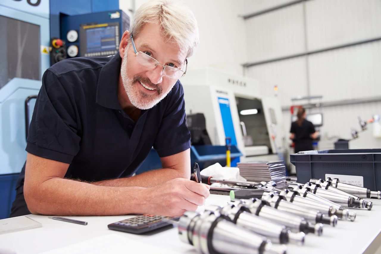 A technician sets up for the next day as he focuses on improving team performance.