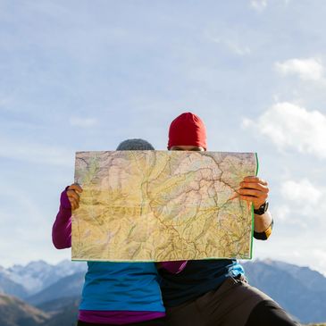 Get a map!   Markers!  Draw a plan and go.   And don't forget to get outside the lines.
