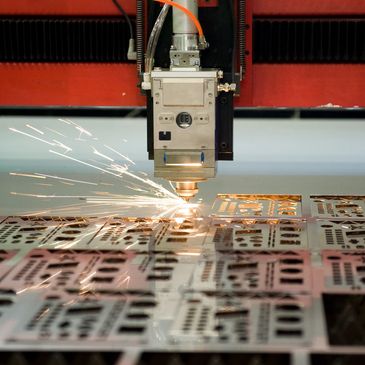 Laser Cutting Manufacturing process for signs and signage structures