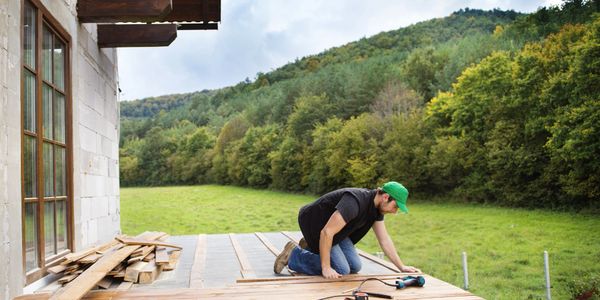 A person doing roofing improvement