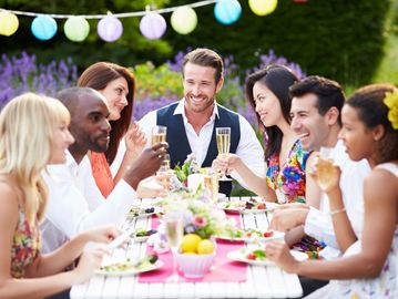 Family and friends in town? You could rent a car or Shuttle your party to your event. 