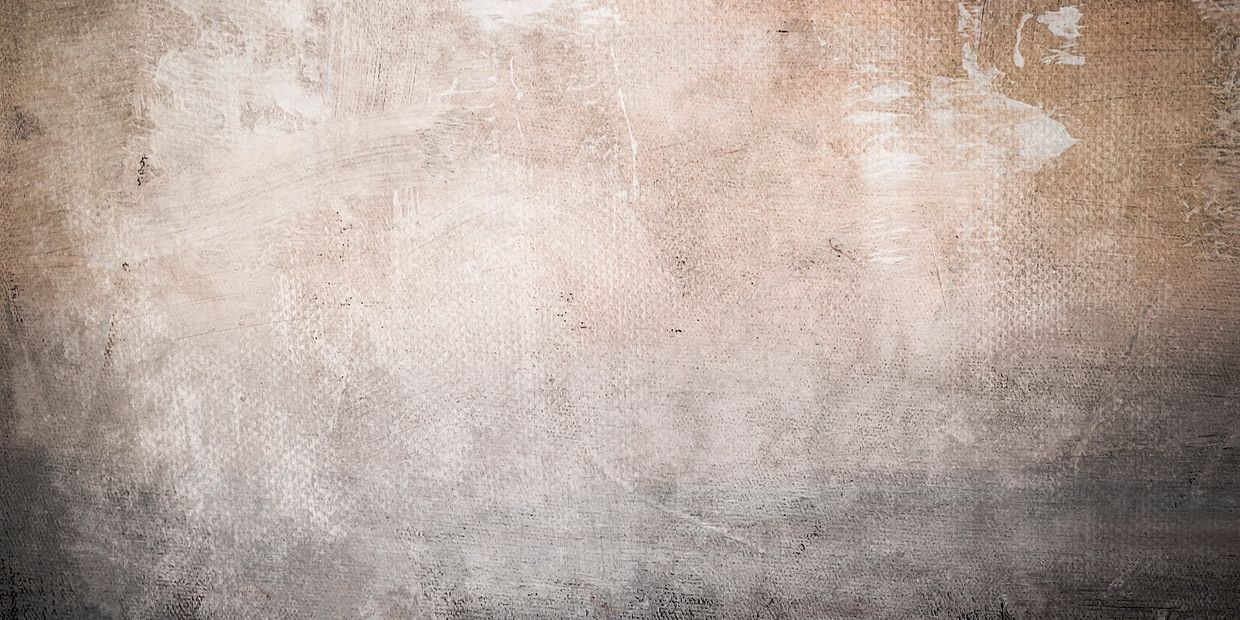 Textured beige and gray abstract background with rough brush strokes.