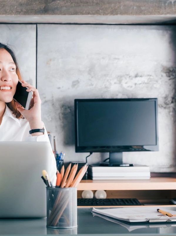 Business consulting with clients