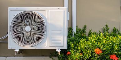 Outdoor ductless condensing unit.