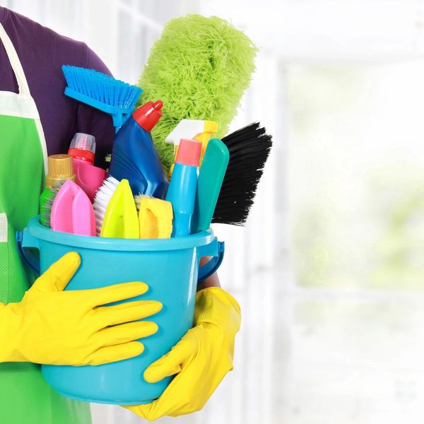 We provide all of our own professional house cleaning supplies and equipment.