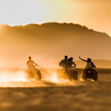 ATV Riders in the Dubai Deserts