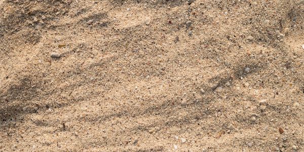 Sand used for landscaping and outdoor projects