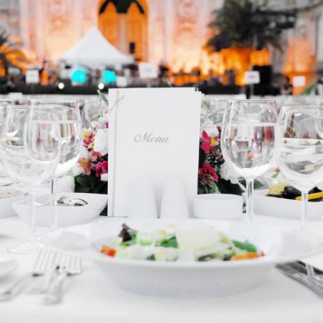 Table setup for an Event