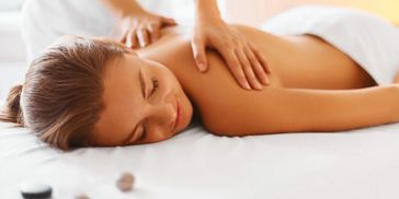 A Woman Getting a Massage Therapy Done