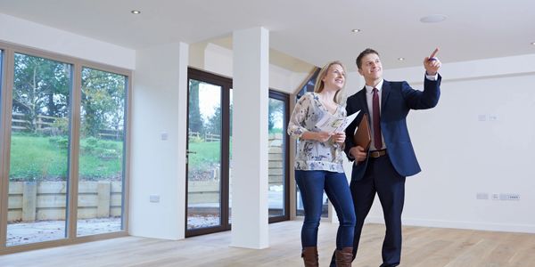 Tenants viewing a property