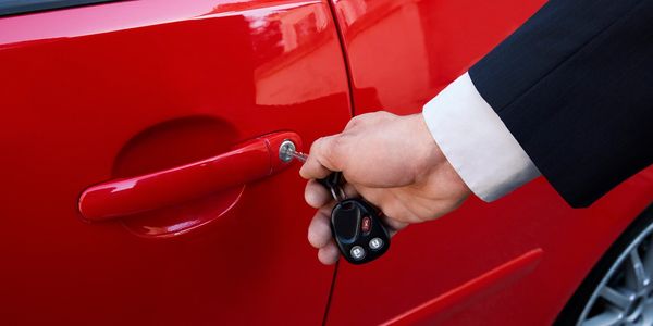 Key to the car of Boss Bib Car Rentals