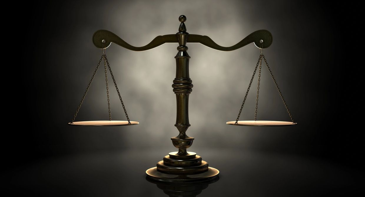 The scale of justice