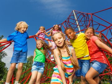 Children playing outside