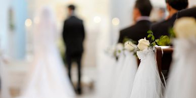 Bridal Entrance:  The time when the bride makes the entrance.  Typically, everyone stands here.