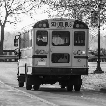 School bus in rural Oregon, powered by natural gas.