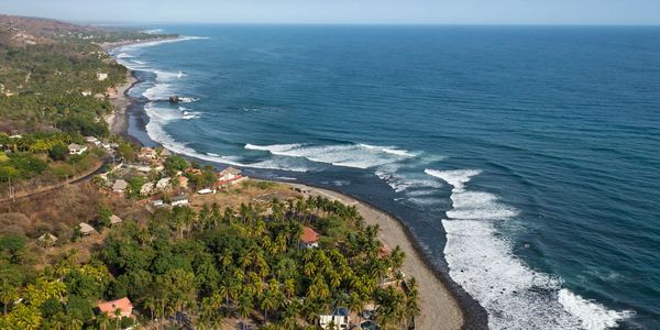 Aerial ocean views