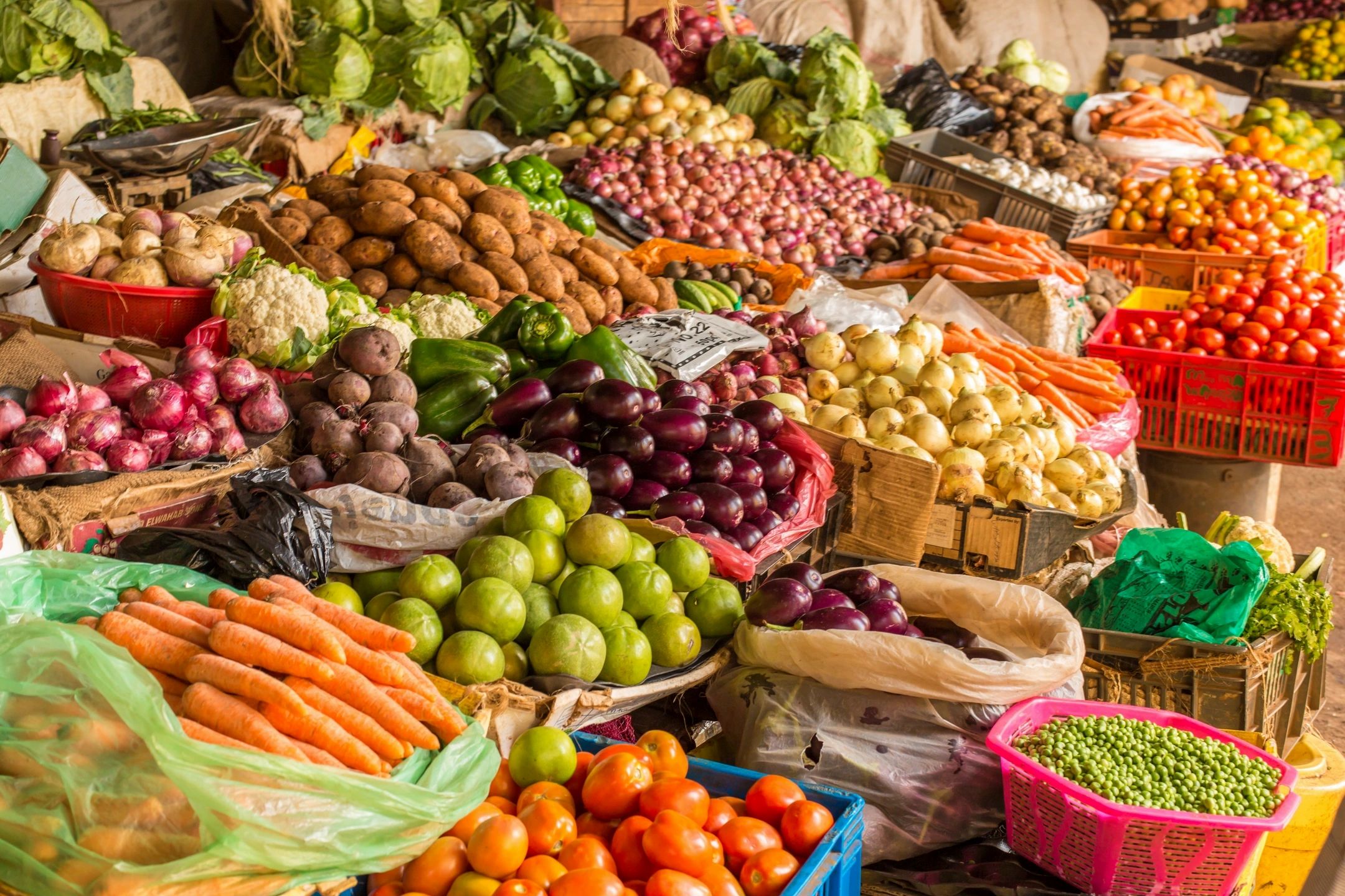 Рынок свежих овощей