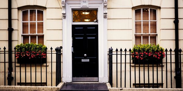 Front of a London house