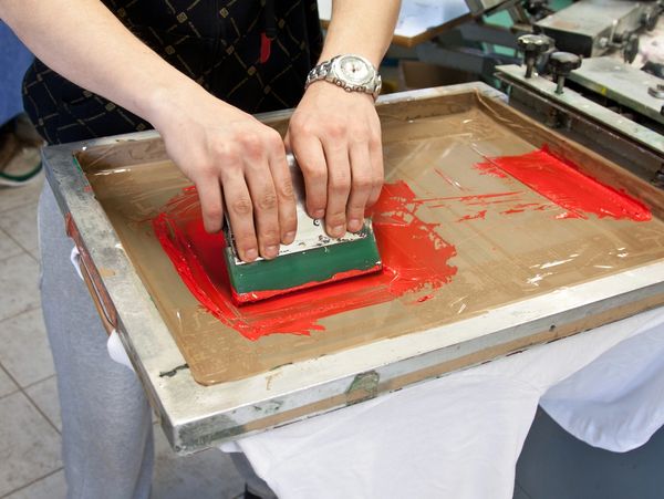 This is not actually Jaymes screenprinting!