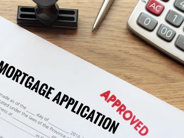 Mortgage application stamped approved.