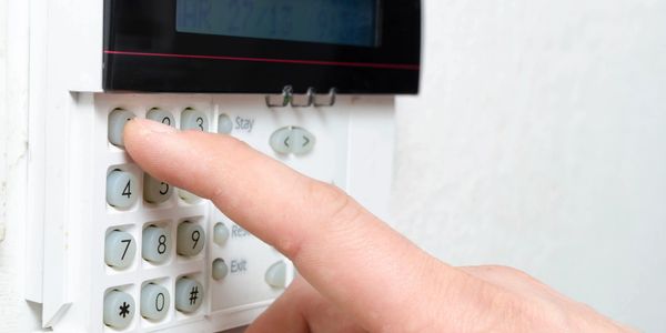 Home alarm system keypad