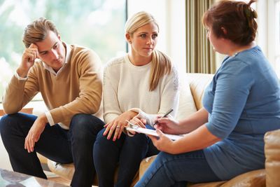 couple sitting having counselling